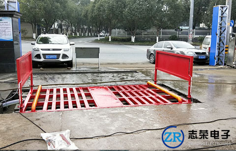 工地車輛進出洗輪機案例